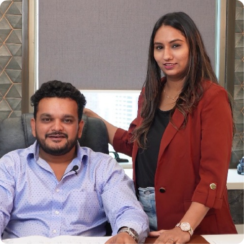 Mr. Ishan Amin and Mrs. Vishwali Amin