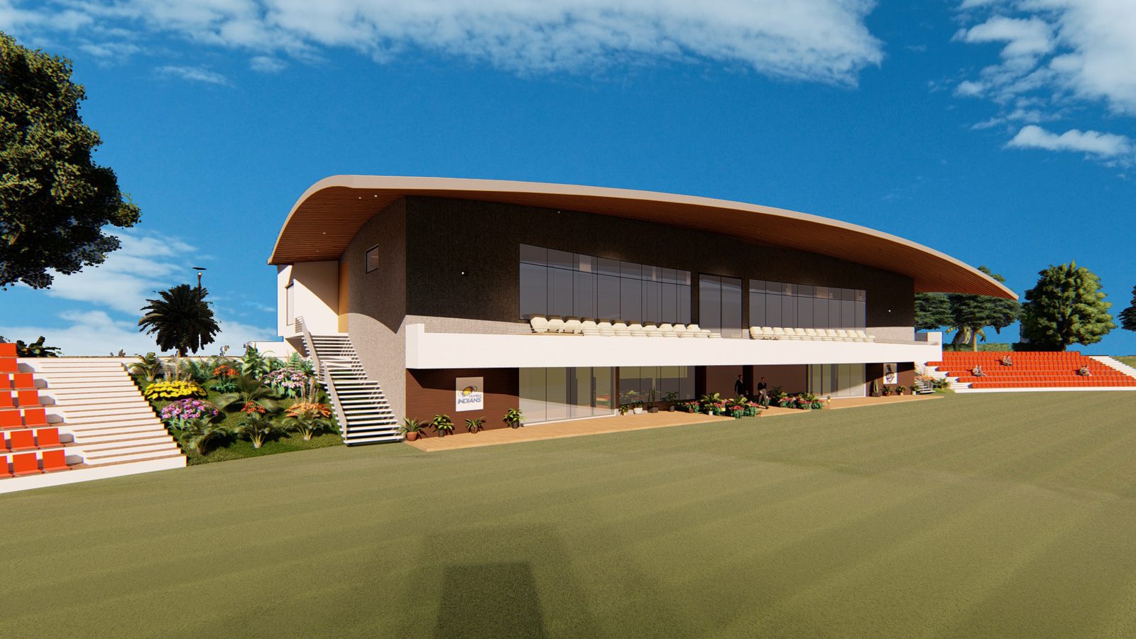 Reliance Pavilion & Practice Area – Jamnagar